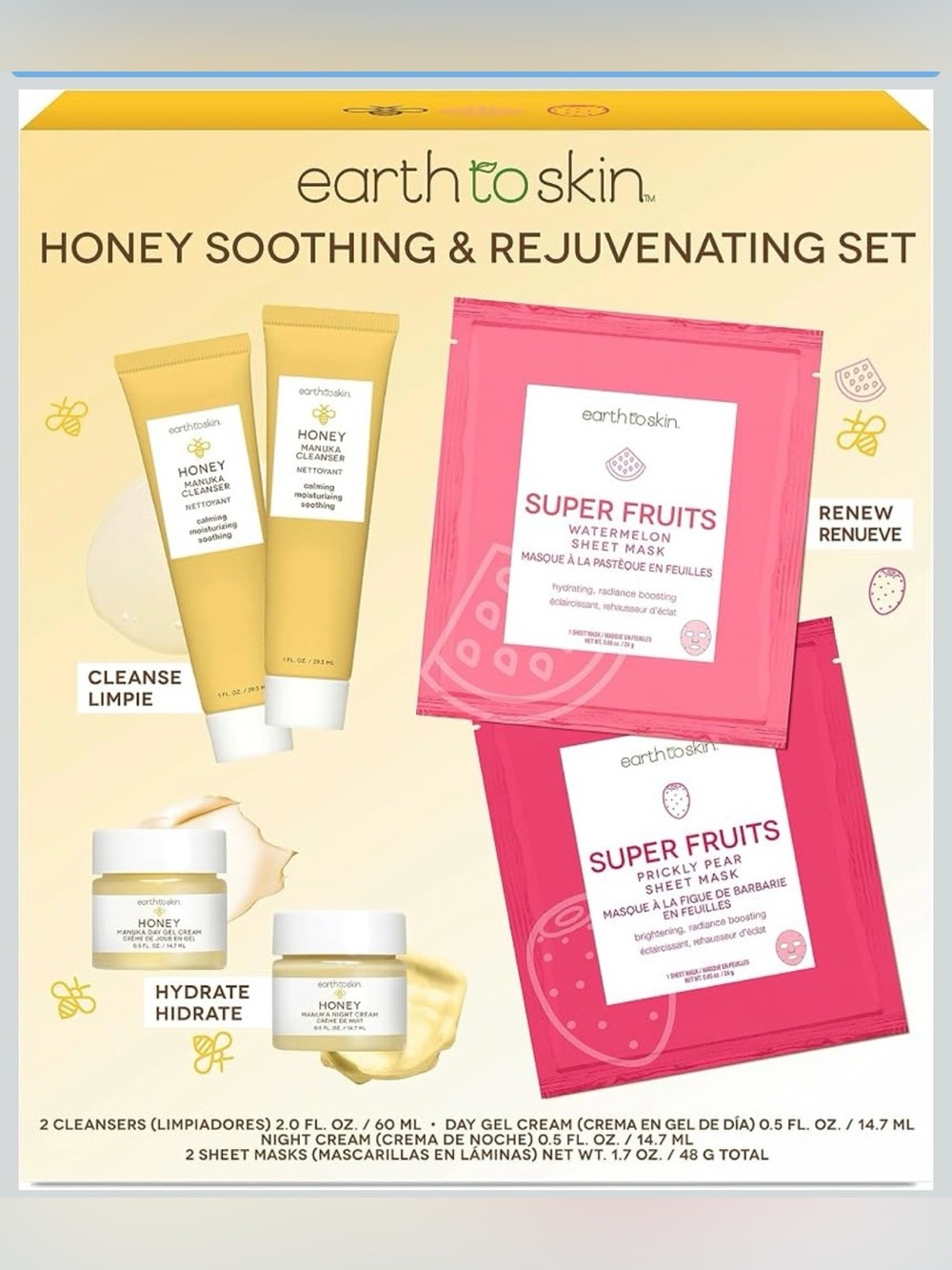 Earth To Skin Honey Soothing & Rejuvenating Set